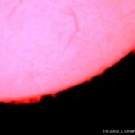 3.6.2002 Auringon alareuna
Kuva: Juhani salmi