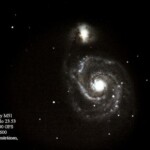 8.4.2007
Pyörregalaksin etäisyys n. 37miljoonaa vv.
8.4.2007 klo 23.53 Meade 16" LX200 GPS Canon EOS 350D Exp 120s. ISO 1600 Kuva: Marko Kämäräinen, Heikki Kniivilä