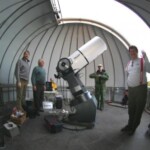 Artjärven observatorio jossa Meade 16" LX200 GPS teleskooppi.
Kuva: Juhani Salmi 2003/2004