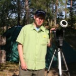 Marko Kämäräisen Meade ETX-70AT teleskoopissa JS-AstroSolar filtteri kiinni auringon havainnointia varten
5.8.2006 Töysä Kuva: Sami Niskanen