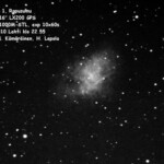 18.1.2010 klo 22.55
Kuvassa supernovanjäänne M1, eli Rapusumu kuvattu SBIG 11000M ccd-kameralla ja Meade 16" LX200 GPS putkella Lahden Ursan tähtitornilla.
Kuva: Marko Kämäräinen, Hannu Lepola